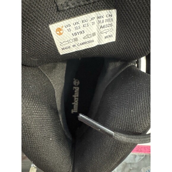 WATERPROOF Timberland Chocorua Trail Mid hiker black full boots SIZE 13 - Picture 15 of 16